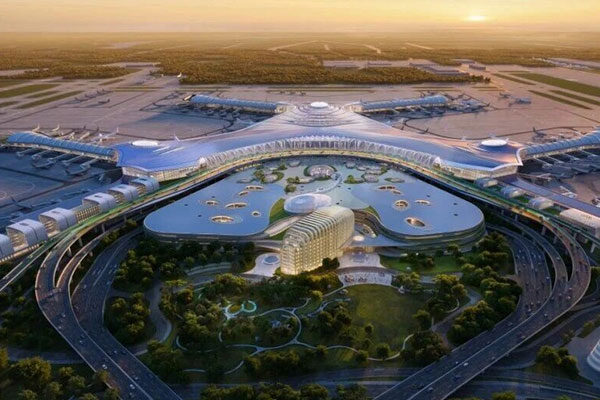 全球首个全碳纤维索轮幅式张弦结构在济南机场正式启用